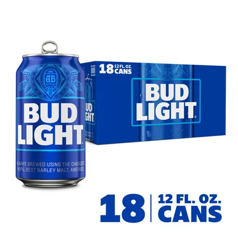 Bud Light 18 Pack 12 oz Cans