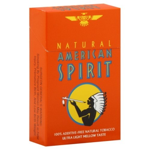 American Spirit Cigarettes Orange BOX