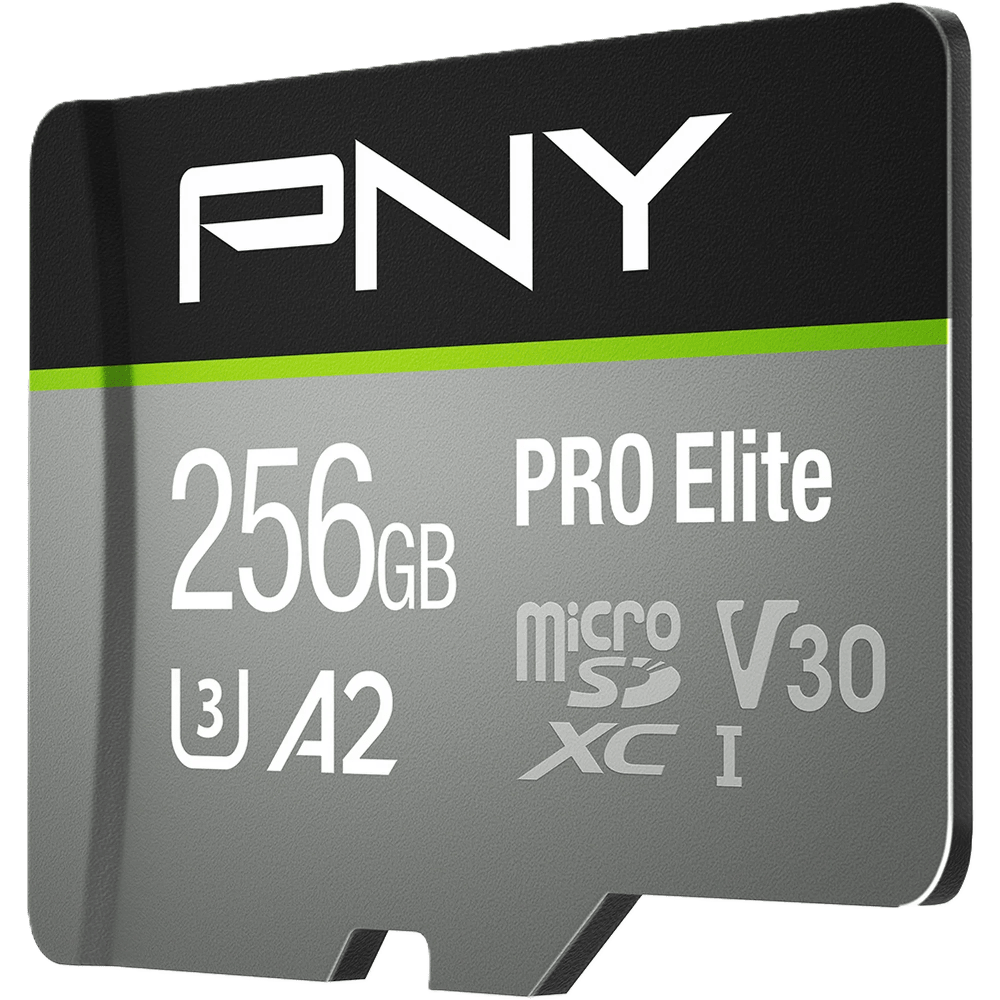 PNY 256GB Pro Elite Class 10 U3 V30 MicroSDXC Flash Memory Card