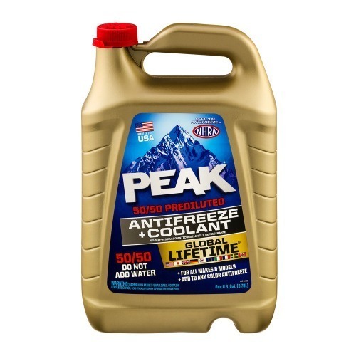 Peak Global Lifetime 50/50 Prediluted Antifreeze & Coolant Liquid