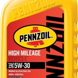 Pennzoil 550022838 High Mileage Vehicle Motor Oil 5W-30 1-Quart