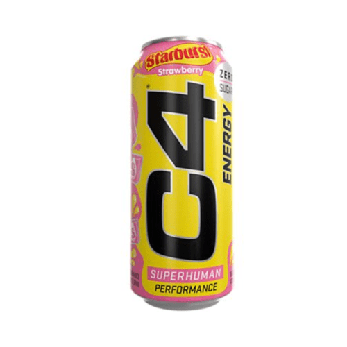 C4 Energy Drink Zero Sugar Strawberry Blast Sport + Fitness 16 Fl Oz