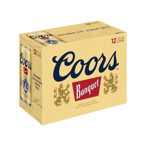 Coors Banquet Lager Beer - 12pk/12 Fl Oz Cans