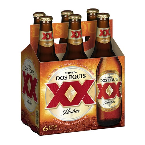Dos Equis Amber Beer - 6 Pack Bottles
