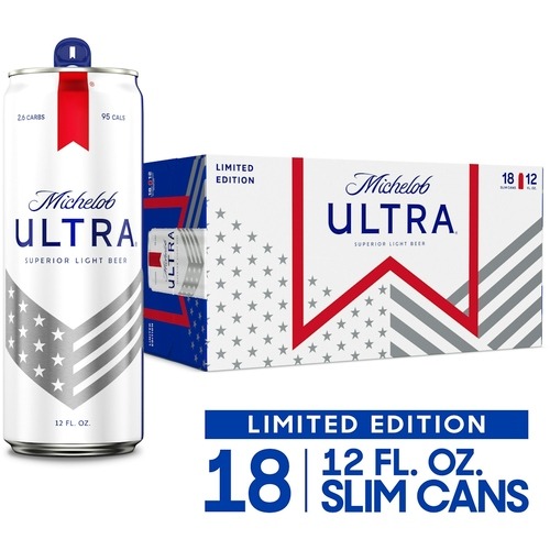 Michelob Ultra Superior Light Beer - 18pk/12 Fl Oz Cans