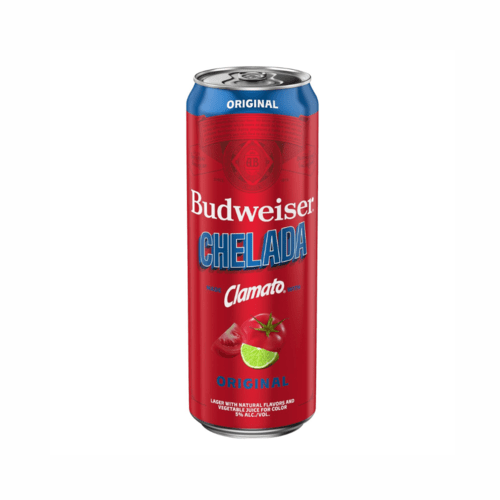 Chelada Budweiser Beer Lager Original - 25 Ounce