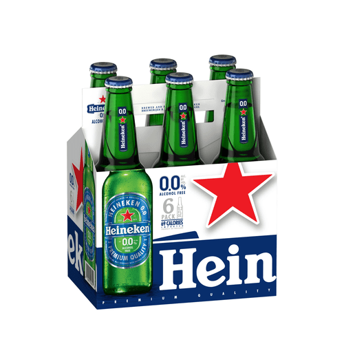 Heineken 6 Pack Alcohol Free Beer 6 11.2 Fl Oz Bottles Heineken 6 Pack Alcohol Free Beer 6 11.2 Fl Oz Bottles
