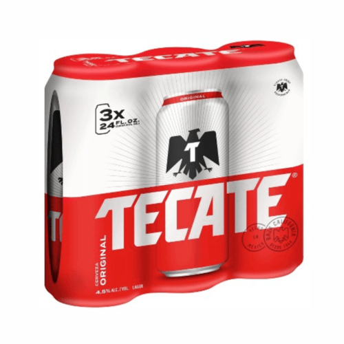 Tecate 3 Pack 24oz Cans