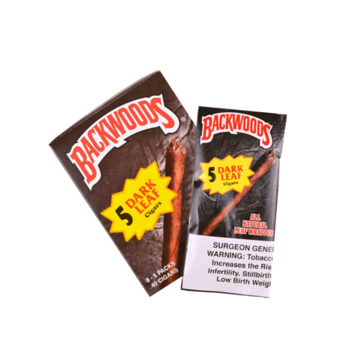 Backwoods dark leaf cigars 5ct