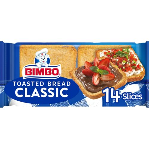 Bimbo pan tostado blanco original toasted white bread