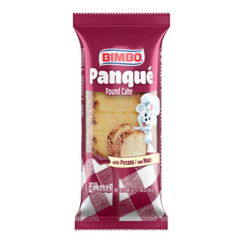 Bimbo pound cake with pecans panque con nuez