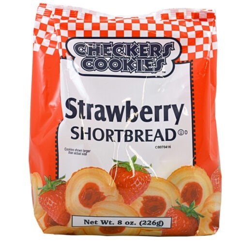 Checkers cookies strawberry shortbread