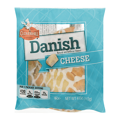Cloverhill bakery cheese danish 4oz
