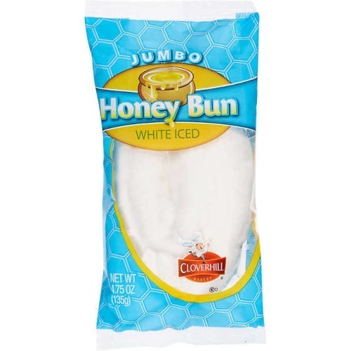 Cloverhill bakery jumbo honey bun ice