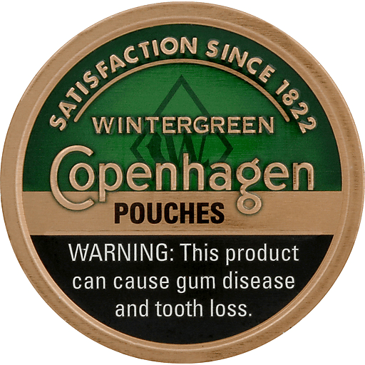 Copenhagen smokeless tobacco wintergreen pouches Copenhagen smokeless tobacco wintergreen pouches
