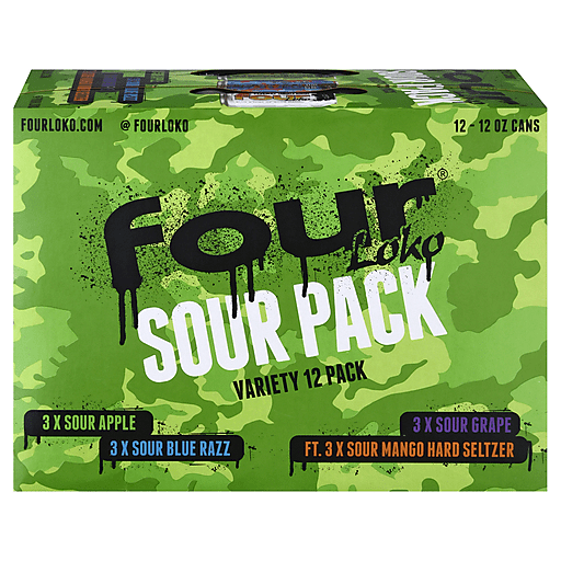 Four loko beer sour pack variety 12 pack