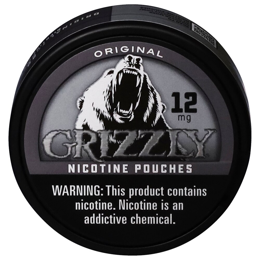 Grizzly original 15 mg nicotine pouches