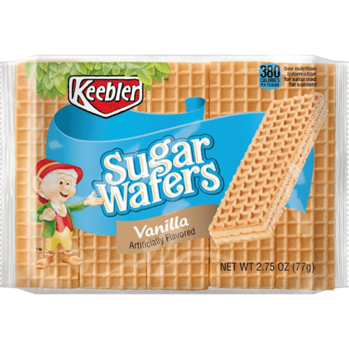 Keebler sugar wafers vanilla cookies 2 75 oz pack