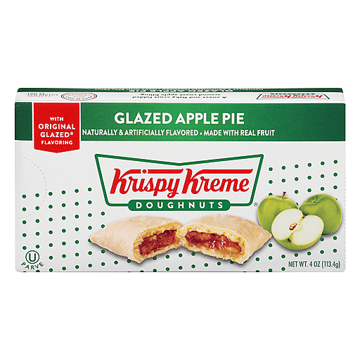 Krispy kreme doughnuts glazed apple pie