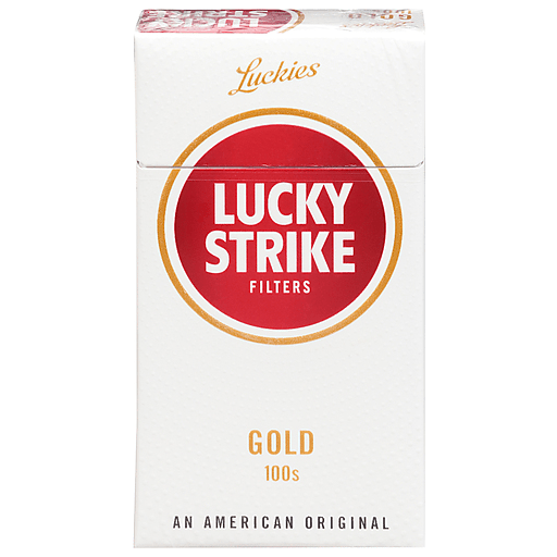 Lucky strike cigarettes gold 100s filters