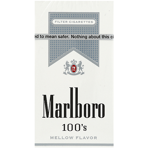 Marlboro cigarettes filter silver pack 100s