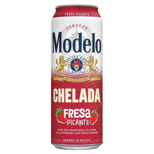 Modelo chelada fresa picante flavored beer 24 fl oz can