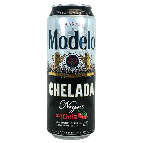 Modelo chelada negra con chile beer 24 fl oz