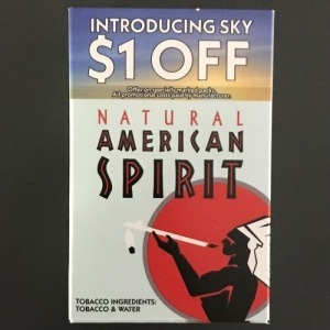 Natural american spirit sky 1 00 off