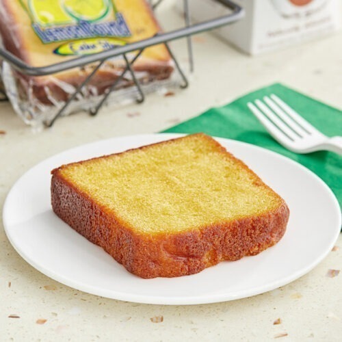 Ne mos bakery lemon cake slice 4 ounce 12 per case