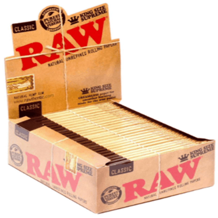 Raw classic king size slim rolling papers