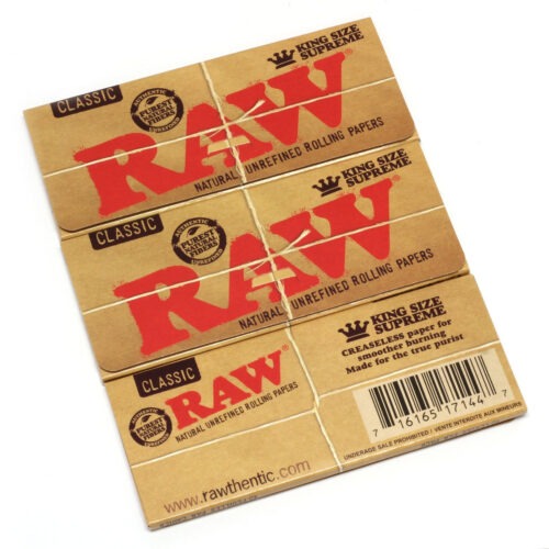 Raw classic king size supreme rolling papers