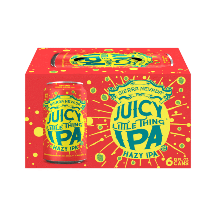 Sierra nevada juicy little thing hazy ipa craft beer 6 pk cans
