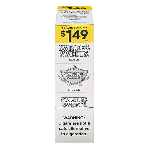 Swisher sweets cigarillos classic silver 2 pack