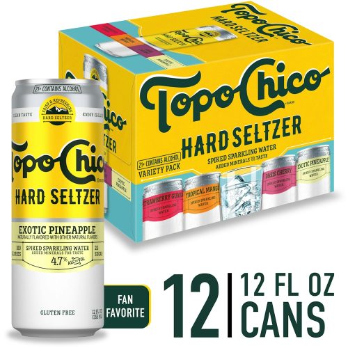 Topo chico hard seltzer variety pack 12pk12 fl oz slim cans