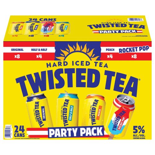 Twisted tea hard iced assorted party pack