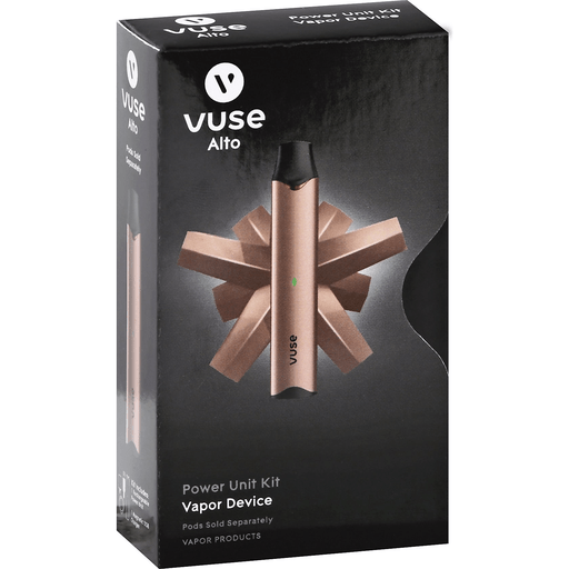 Vuse alto vapor device power unit kit rose gold