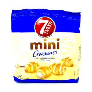7 day days mini croissants wvanilla filling