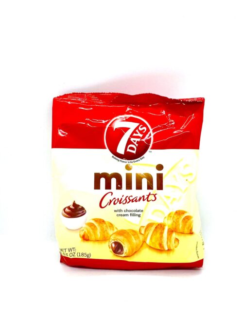 7 days mini croissants with chocolate cream filling 185g 7 days mini croissants with chocolate cream filling 185g