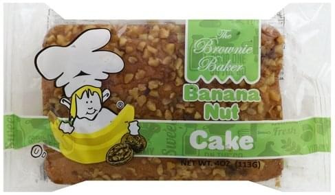 Brownie Baker Banana Nut Cake - 4 Oz