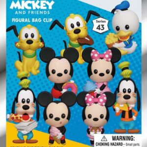 Mickey Mouse Disney 3D Figural Keyring Series 43 & Friends Mystery Pack