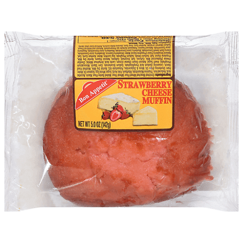 Bon appetit strawberry cheese muffin