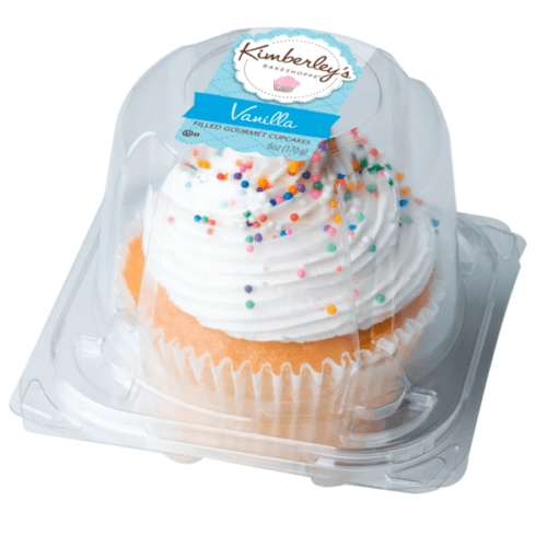 Kimberleys bakeshoppe vanilla filled gourmet cupcakes 6 ounce