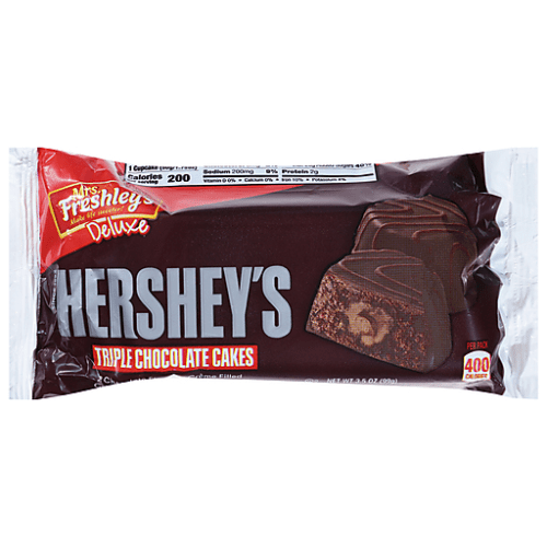 Mrs freshleys cakes deluxe hersheys triple chocolate