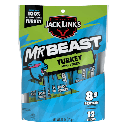 Jack Link's x MrBeast Turkey Mini Sticks