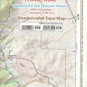 South Siera Wilderness Map