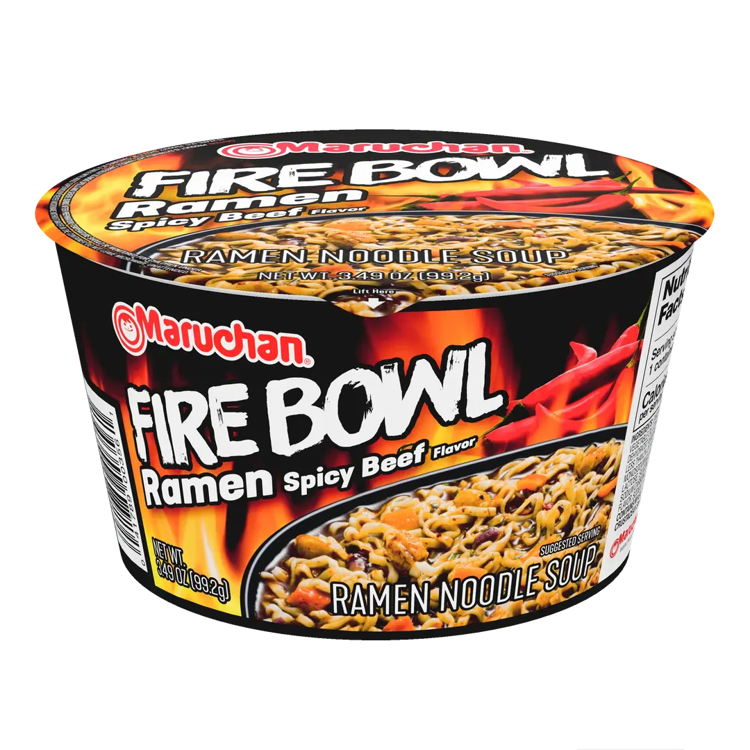 Maruchan Fire Spicy Beef flavor Bowl 1 Pack