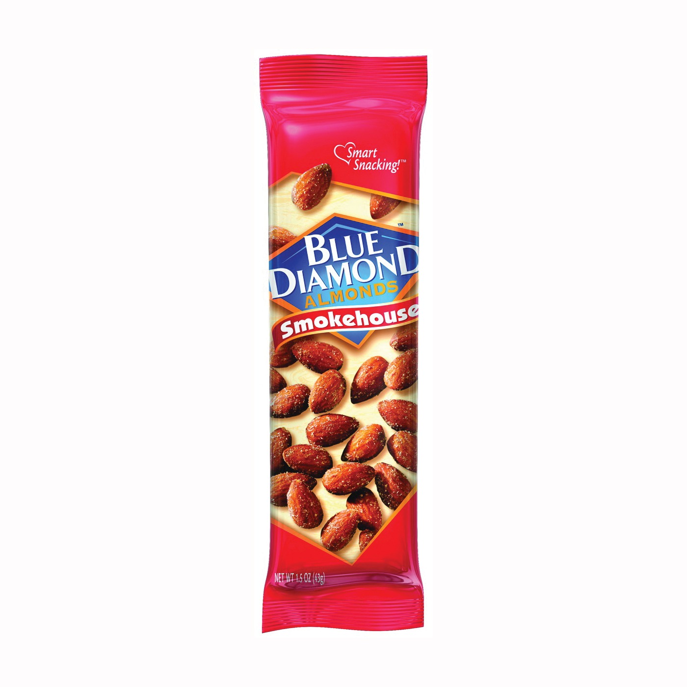 Blue Diamond Smokehouse Almonds, 1.5 Ounce Tube