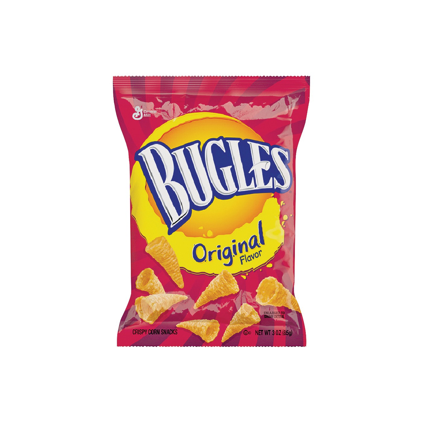 Bugles Original Flavor, Crispy Corn Snacks, 3oz, 6ct