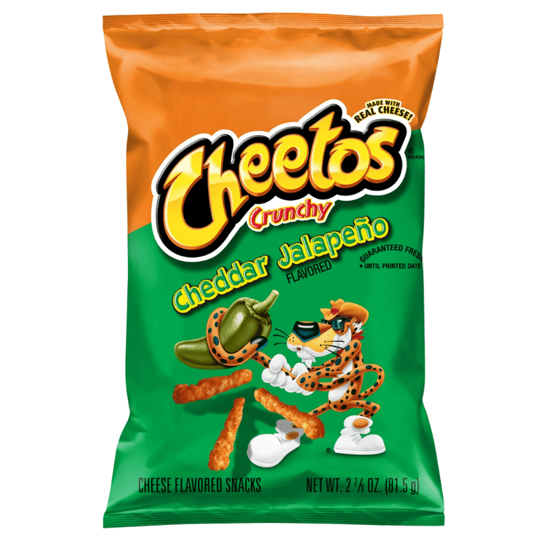 Cheetos Cheddar Jalapeno Cheese Flavored Snacks