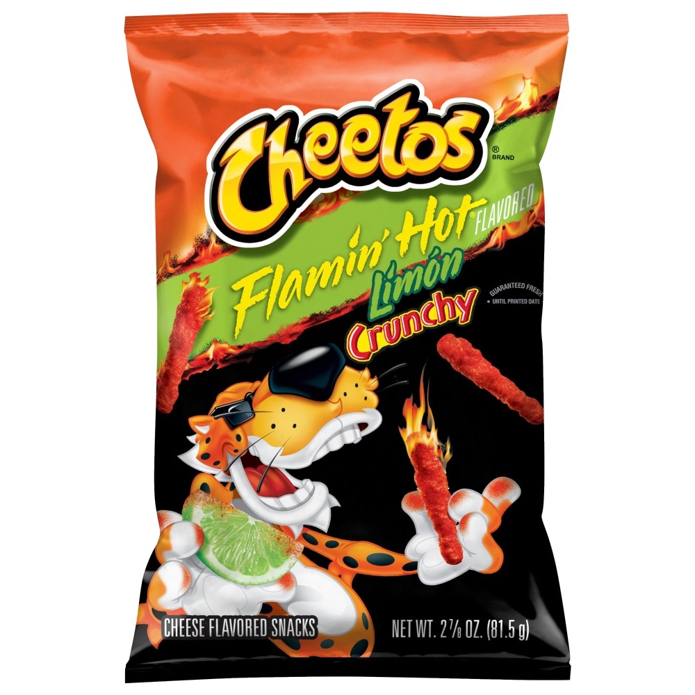 Cheetos Crunchy Flamin' Hot Limon Cheese Flavored Snacks